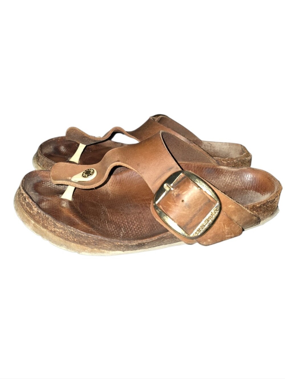 Birkenstocks Gizeh Big Buckle Size 41 Oiled Leather